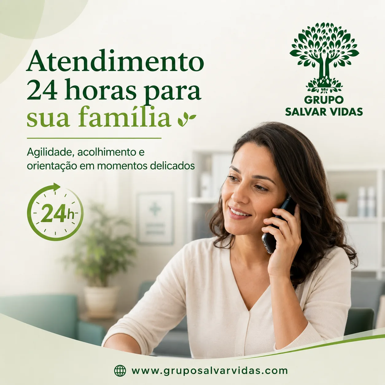 Imagem institucional Grupo Salvar Vidas phone